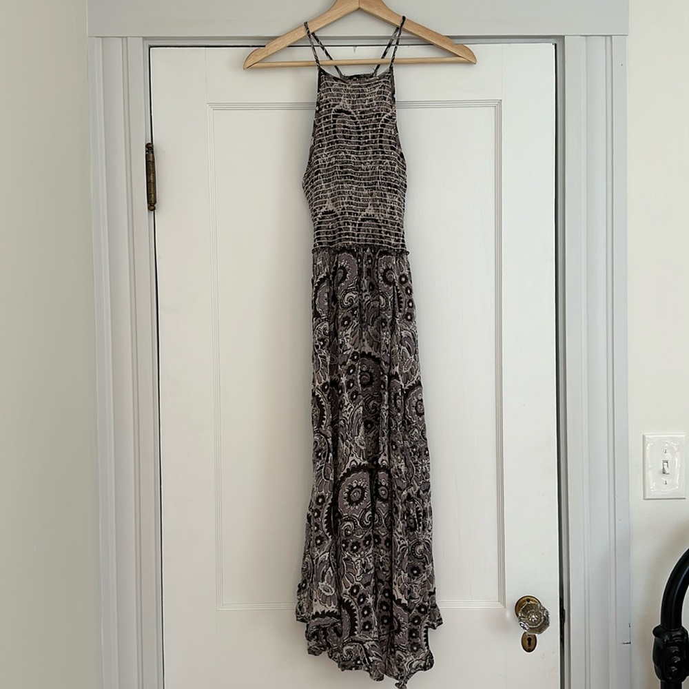 Free people racerback tank midi dress